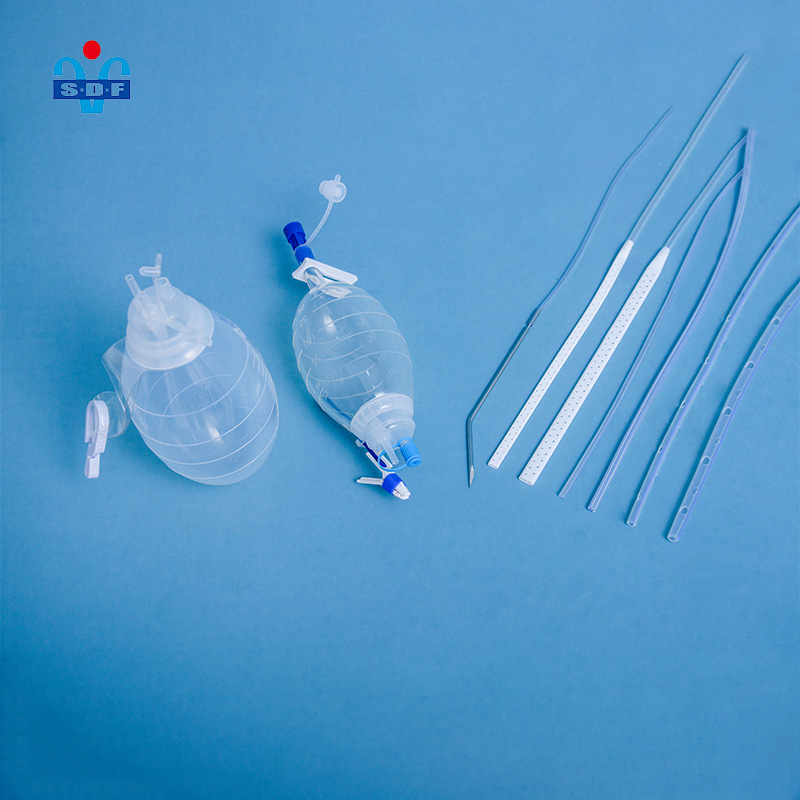 Silicone Wound Drainage System (Drainage tube + trocar + reservoir)