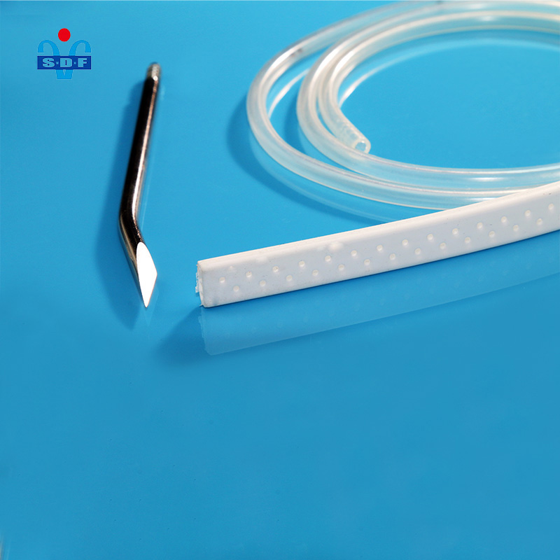 Silicone Wound Drainage System (Drainage tube + trocar)